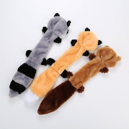 Pet Dog Raccoon Fox Squirrel Chew Toy