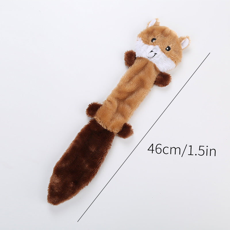 Pet Dog Raccoon Fox Squirrel Chew Toy