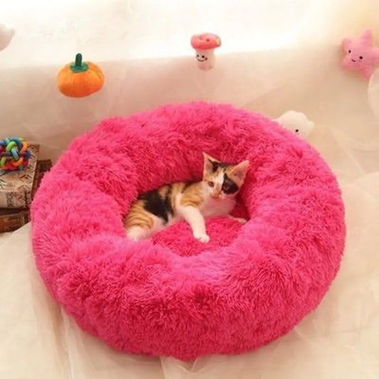 Plush Super Soft Cat Bed Warm Winter Bed