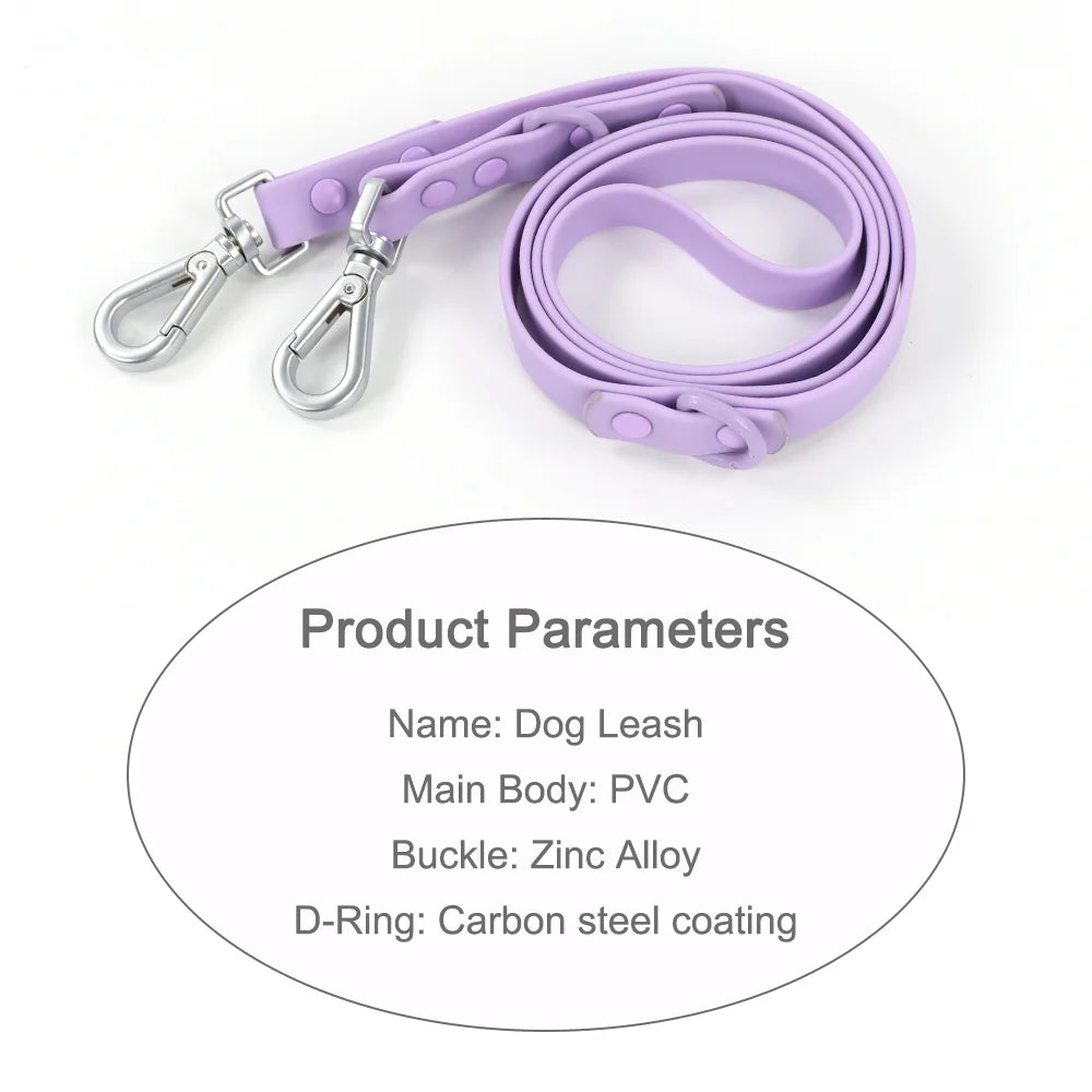 Medium Dog Leash Easy and Convenient Multi functional and universal PVC Training Leash for Large Dogs