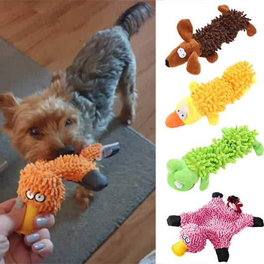 Plush Puppy Squeaky Toys for Small Dogs