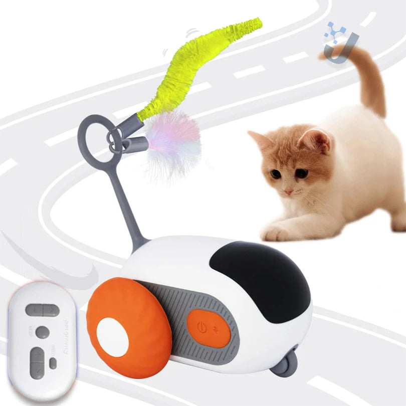 Cat Smart Interactive Car Toy Automatic Moving Remote Mouse