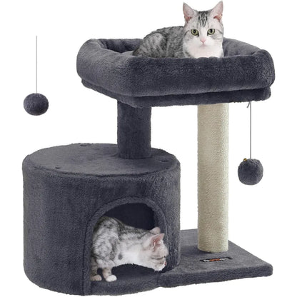 Cat Tree, Cat Tower with Sisal-Covered Scratching Post