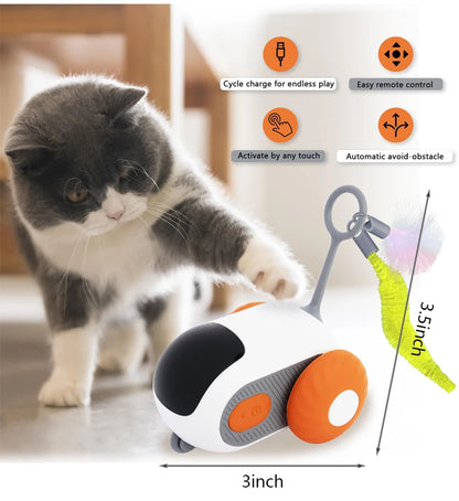 Cat Smart Interactive Car Toy Automatic Moving Remote Mouse