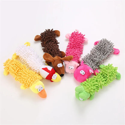 Plush Puppy Squeaky Toys for Small Dogs