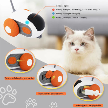 Cat Smart Interactive Car Toy Automatic Moving Remote Mouse