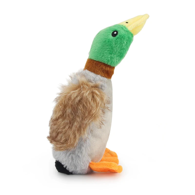 Plush Duck Sound Pet Toy Animal Squeak Dog Toy Cleaning Tooth Dog Chew Rope